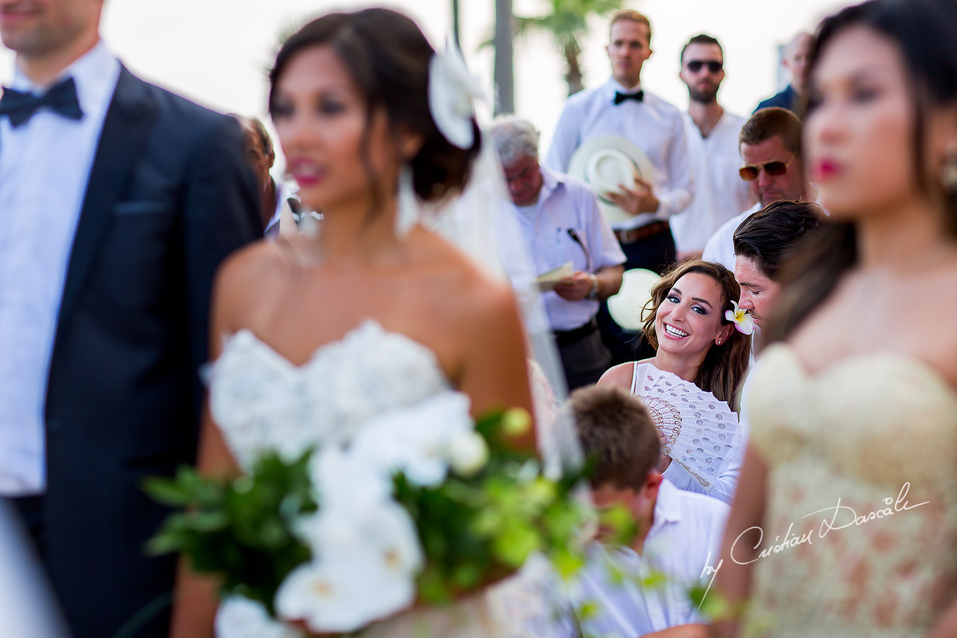 Wedding moments captured at a wedding in Ayia Napa, Cyprus by Cristian Dascalu.