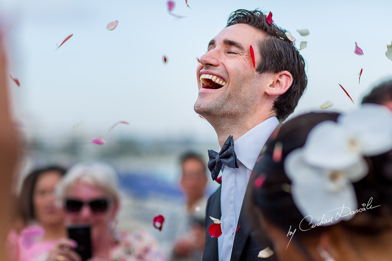 Wedding moments captured at a wedding in Ayia Napa, Cyprus by Cristian Dascalu.