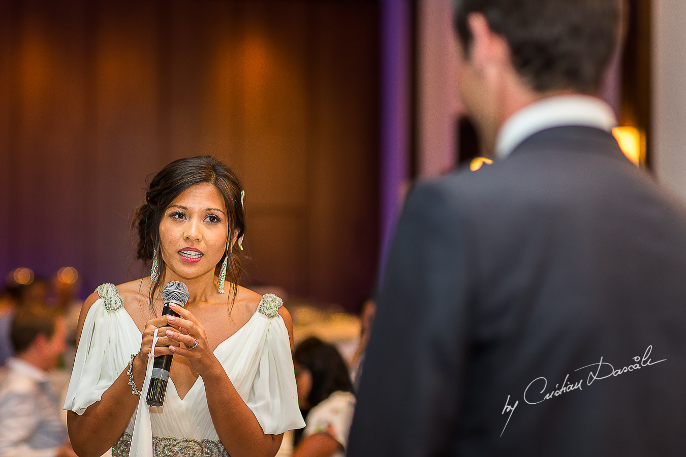 Wedding moments captured at a wedding in Ayia Napa, Cyprus by Cristian Dascalu.