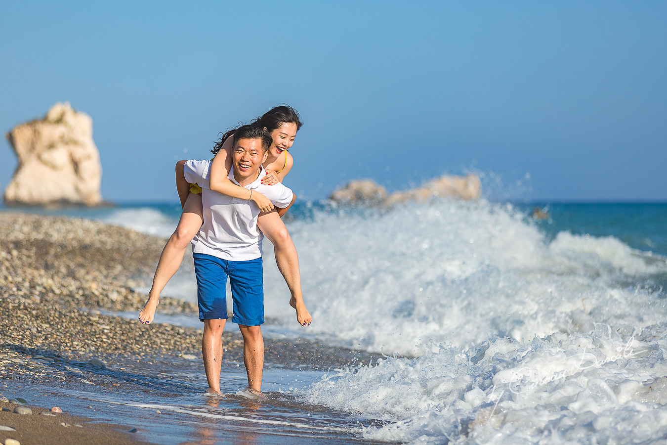 Beautiful moments captured by Cristian Dascalu at Petra Tou Romiou, Cyprus.