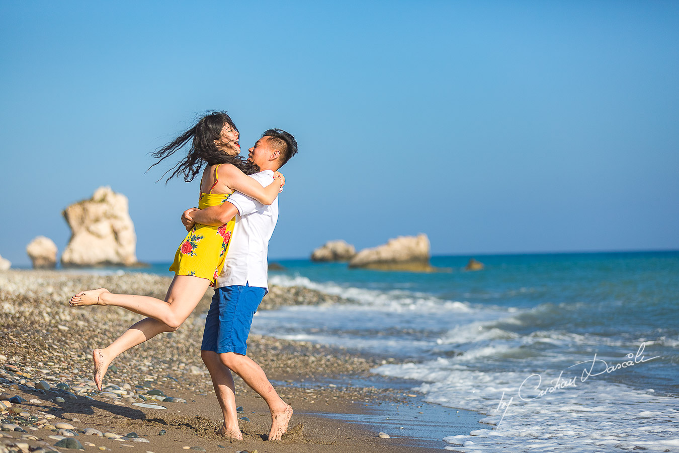 Beautiful moments captured by Cristian Dascalu at Petra Tou Romiou, Cyprus.