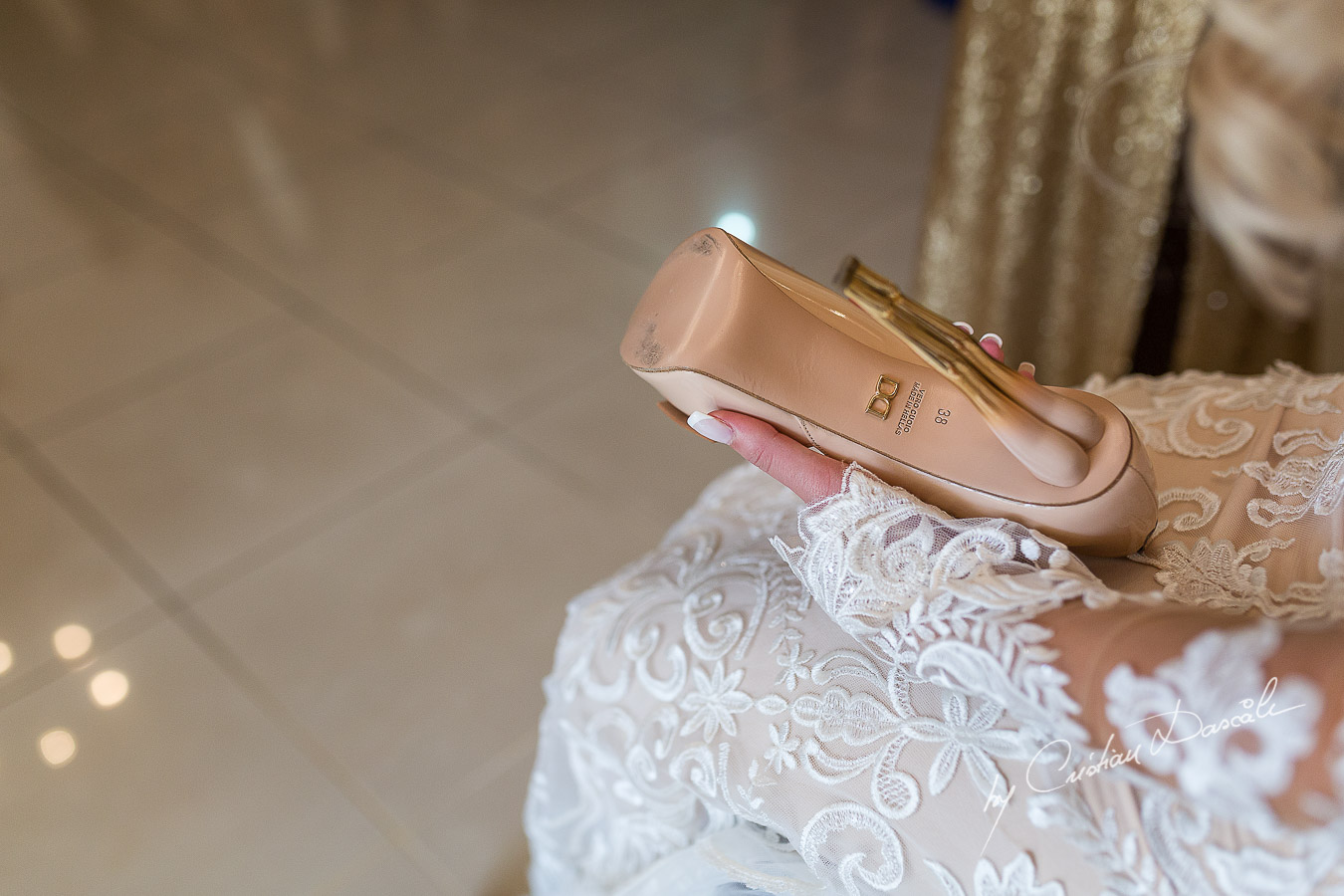 Traditional Zomanta moments from the bride's getting ready captured at an elegant and romantic wedding at Elias Beach Hotel by Cristian Dascalu.