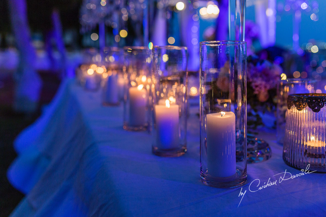 Lovely wedding details captured at an elegant and romantic wedding at Elias Beach Hotel by Cristian Dascalu.