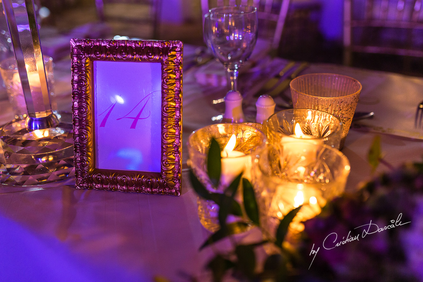 Lovely wedding details captured at an elegant and romantic wedding at Elias Beach Hotel by Cristian Dascalu.