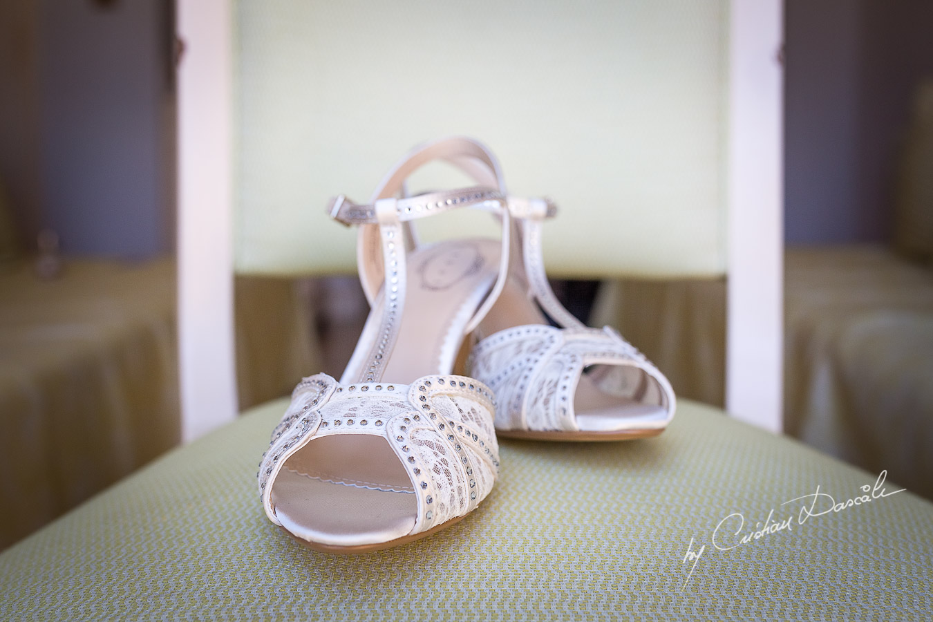 Brides's details at Aphrodite Hills Resort captured during a wedding by Cristian Dascalu.