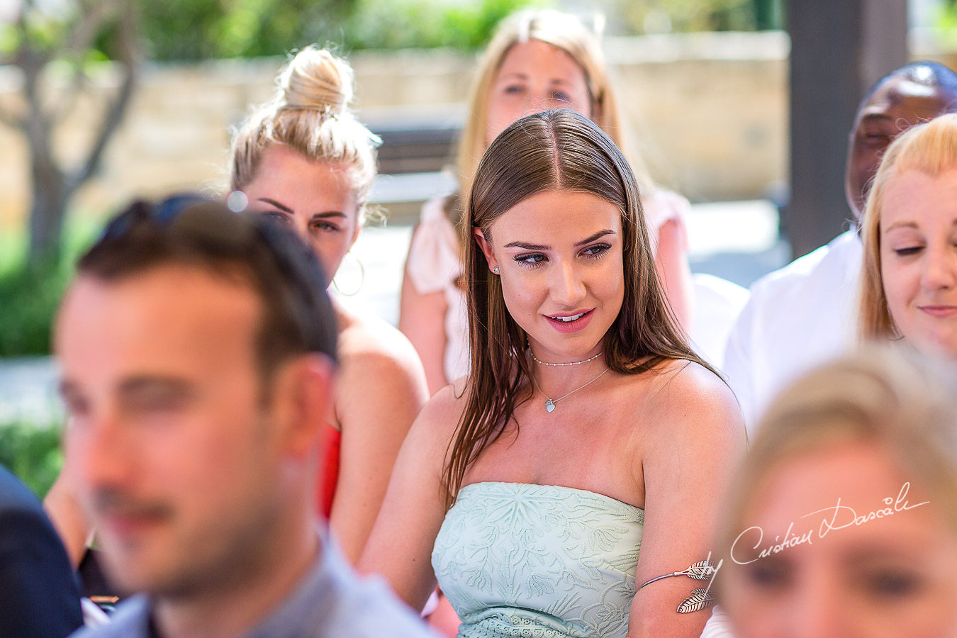 Beautiful wedding ceremony moments at Aphrodite Hills Resort in Cyprus, captured by photographer Cristian Dascalu.