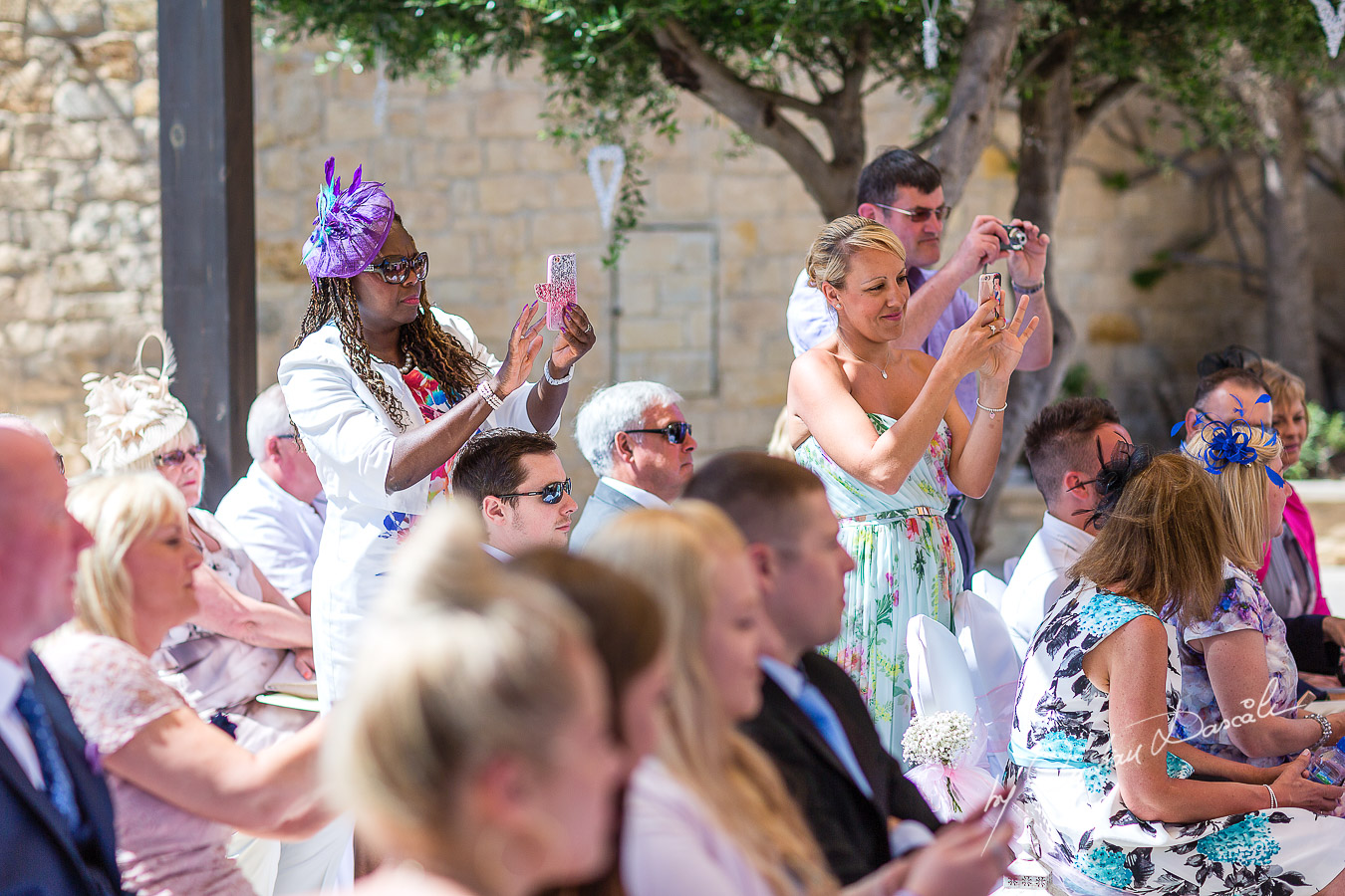 Beautiful wedding ceremony moments at Aphrodite Hills Resort in Cyprus, captured by photographer Cristian Dascalu.