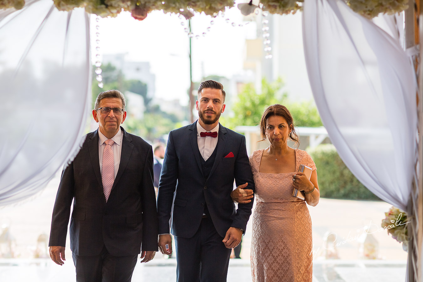 Groom's arrival photographed at a wedding in Nicosia by Cyprus Wedding Photographer Cristian Dascalu