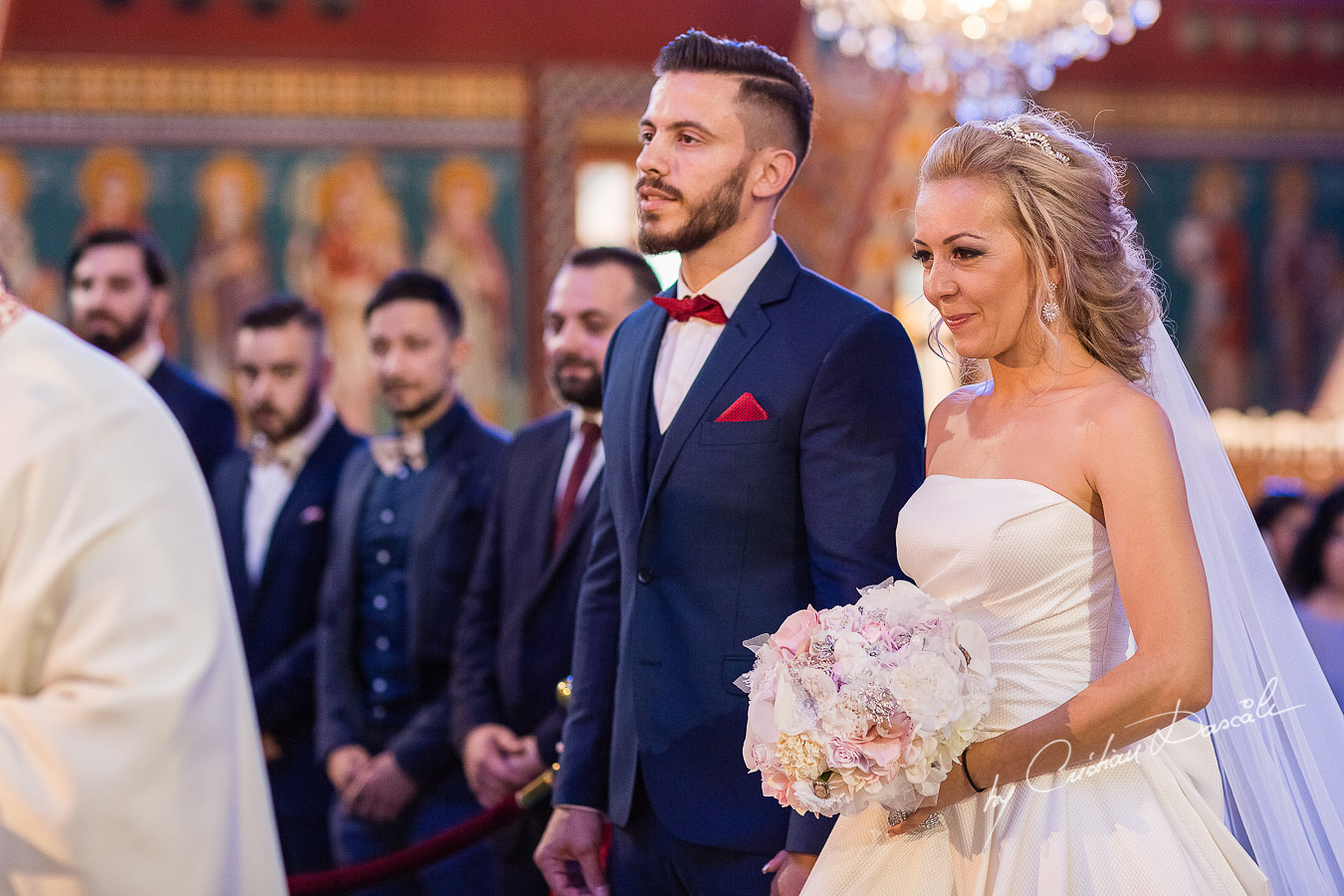 Beautiful couple photographed at a wedding in Nicosia by Cyprus Wedding Photographer Cristian Dascalu