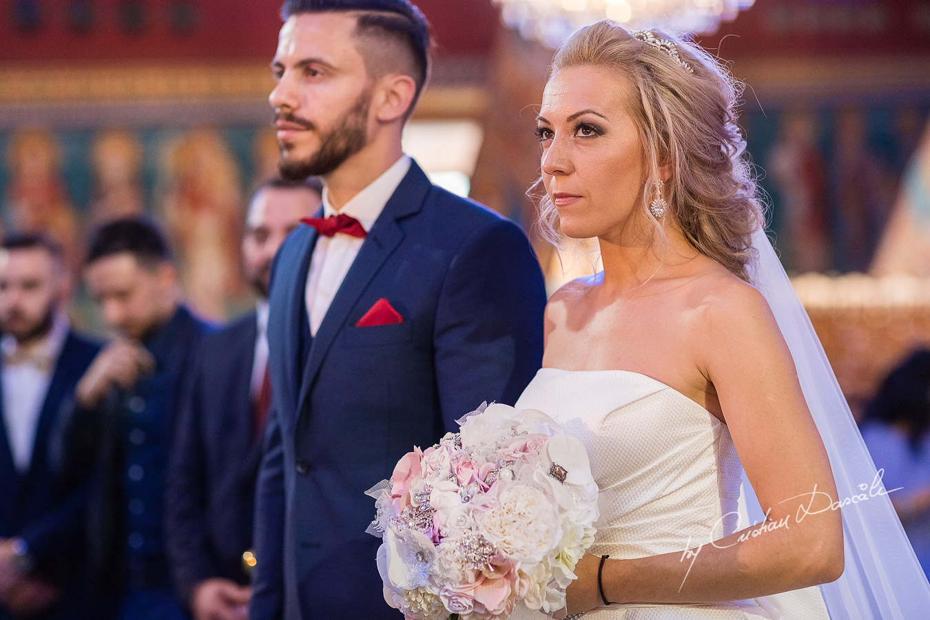 Bride photographed at a wedding in Nicosia by Cyprus Wedding Photographer Cristian Dascalu