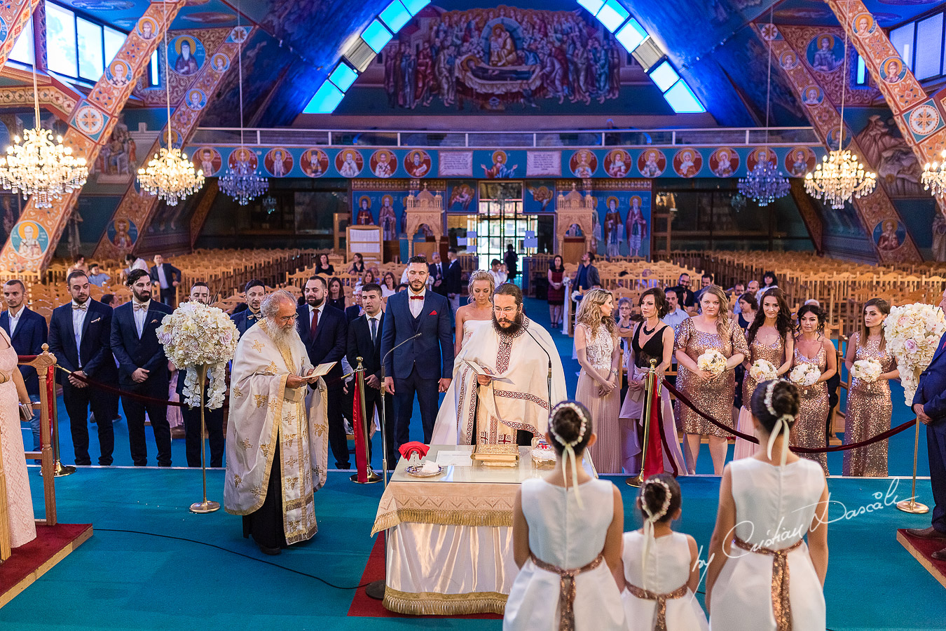 Wedding koumeres and koumbares photographed at a wedding in Nicosia by Cyprus Wedding Photographer Cristian Dascalu