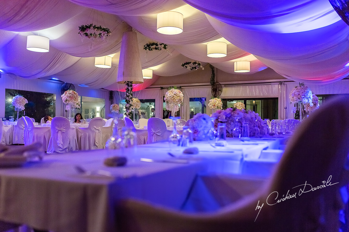 Venue details photographed at a wedding in Nicosia by Cyprus Wedding Photographer Cristian Dascalu