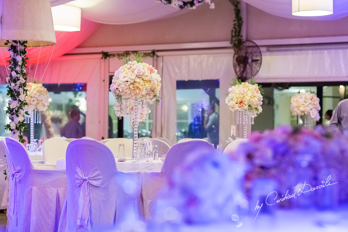 Venue details photographed at a wedding in Nicosia by Cyprus Wedding Photographer Cristian Dascalu