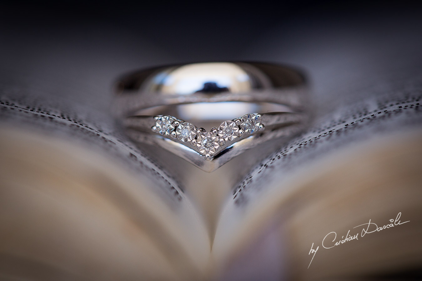 Wedding details captured at a wedding at Minthis Hills in Cyprus, by Cristian Dascalu.