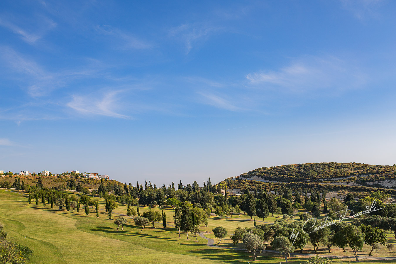 Beautiful landscape captured at a a wedding at Minthis Hills in Cyprus, by Cristian Dascalu.