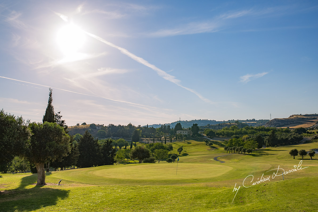 Beautiful landscape captured at a wedding at Minthis Hills in Cyprus, by Cristian Dascalu.