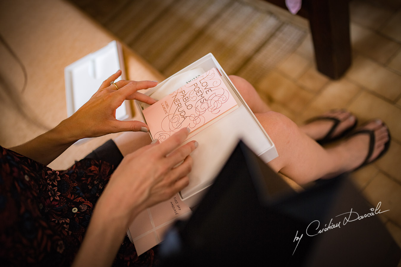 A beautiful wedding day at the Vasilias Nikoklis Inn in Paphos, captured by Cristian Dascalu. Letter from the groom to the bride.