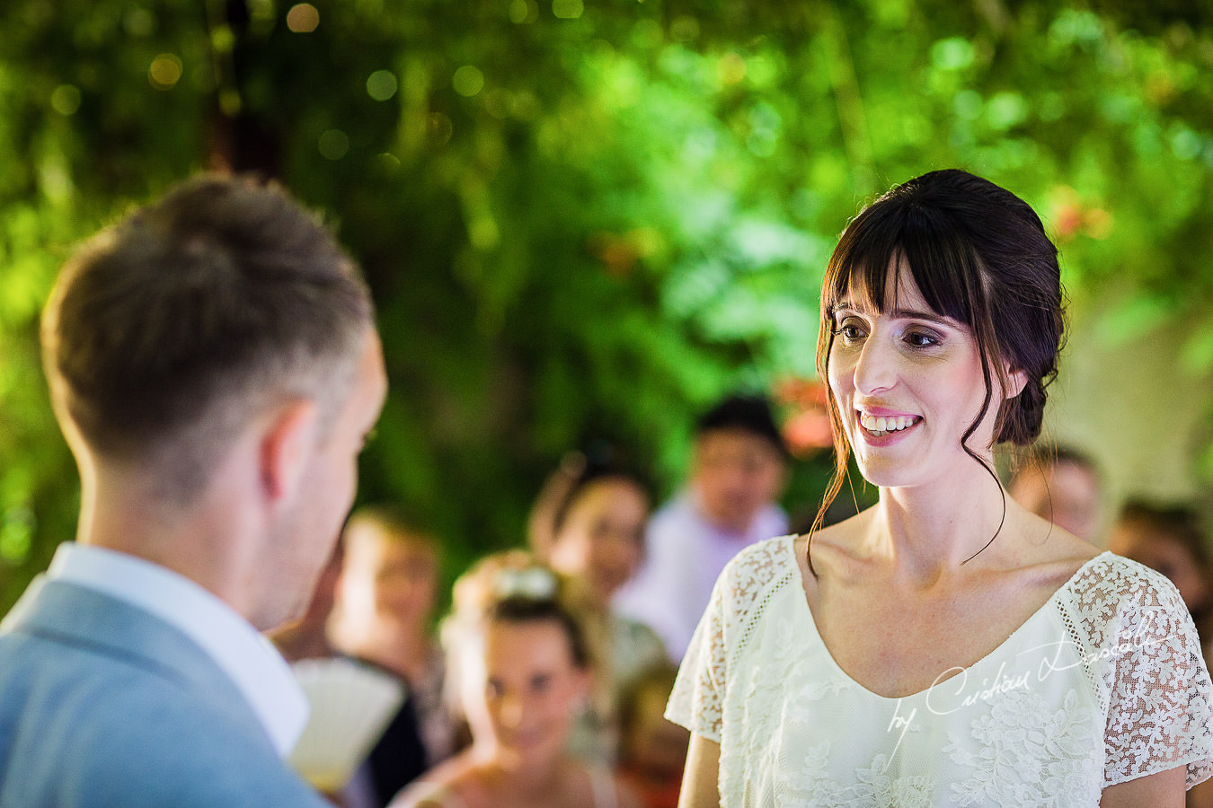 A beautiful wedding day at the Vasilias Nikoklis Inn in Paphos, captured by Cristian Dascalu. Ceremony moments.