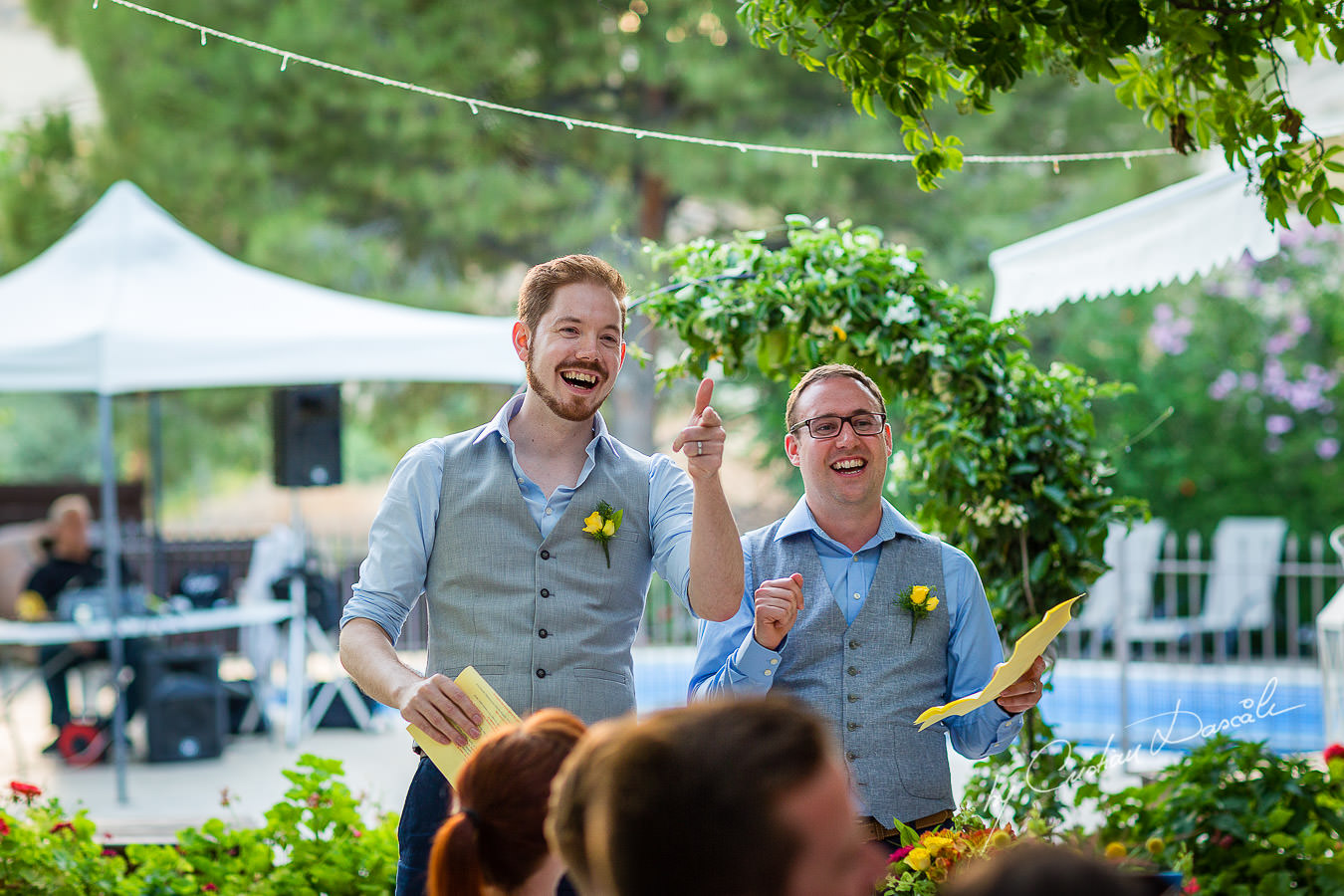 A beautiful wedding day at the Vasilias Nikoklis Inn in Paphos, captured by Cristian Dascalu. Speeches Moments.