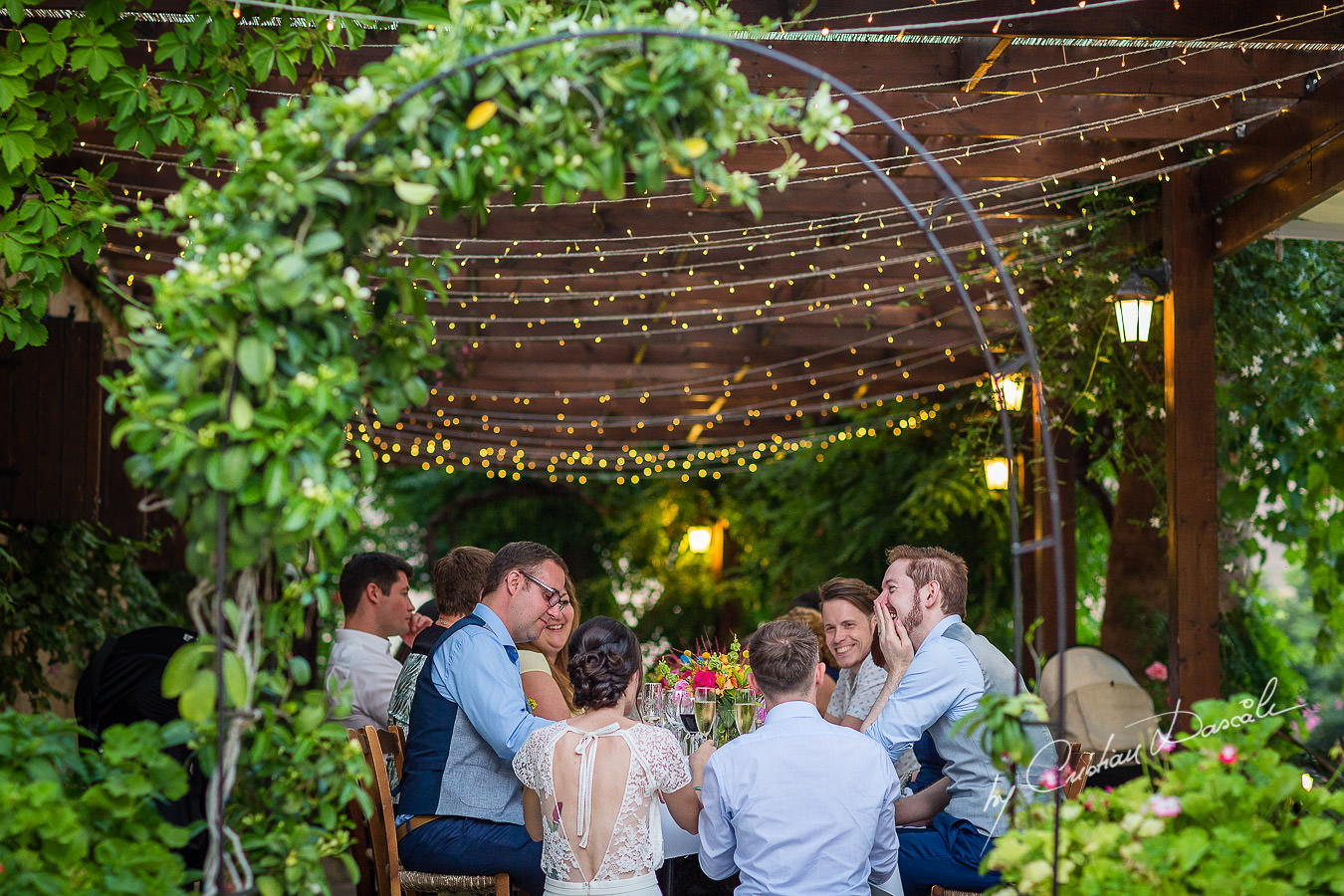 A beautiful wedding day at the Vasilias Nikoklis Inn in Paphos, captured by Cristian Dascalu. Dinner Moments.