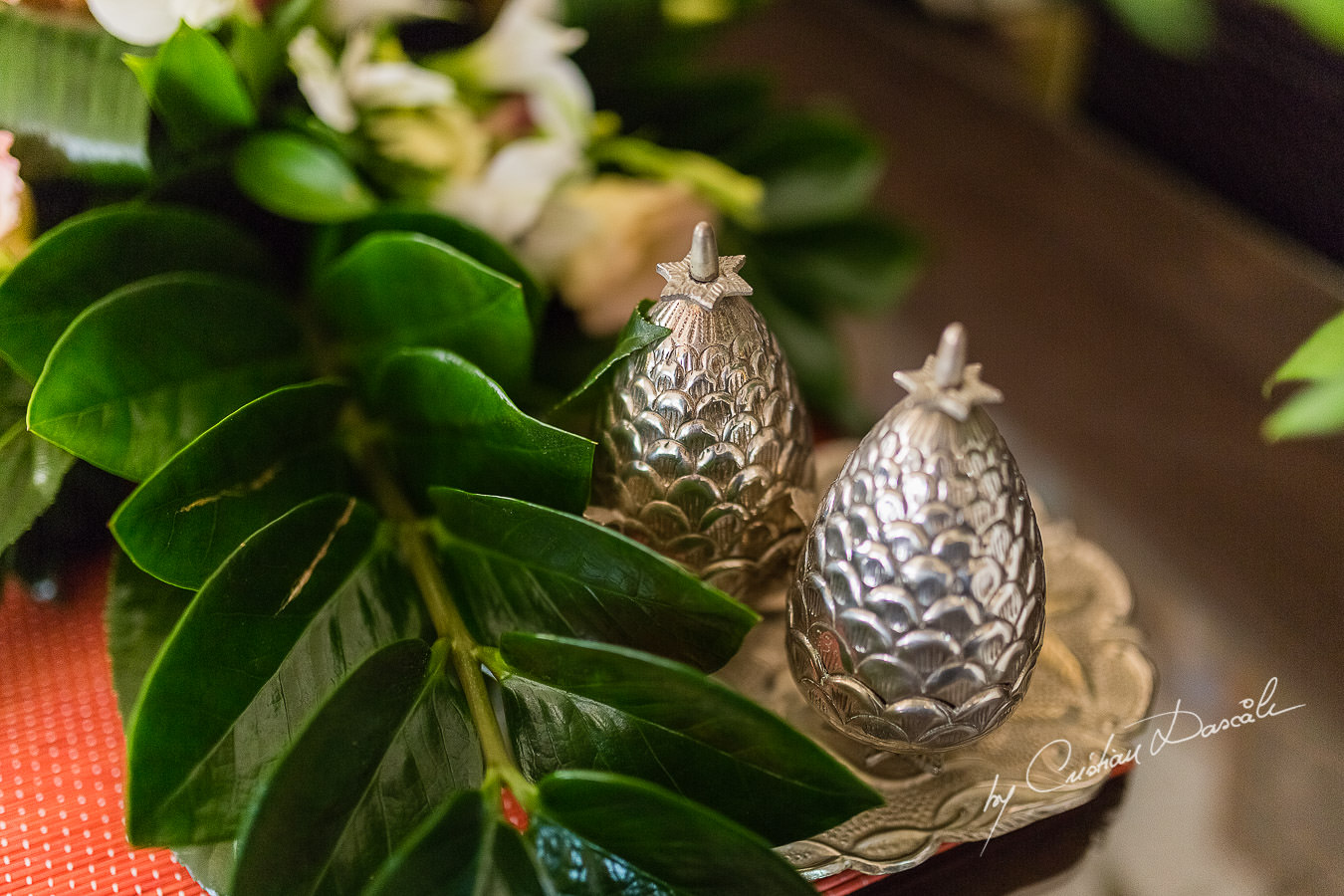 Beautiful Wedding details photographed by Cristian Dascalu during a wedding ceremony at St Raphael Hotel in Limassol, Cyprus.