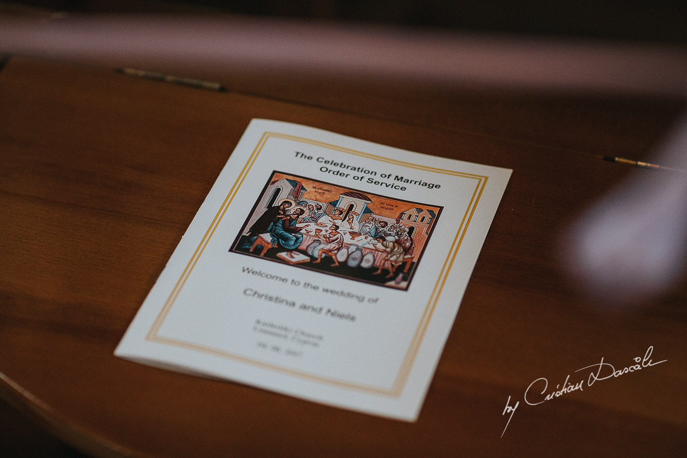 Wedding details captured at Catholiki Chuch in Limassol, Cyprus.