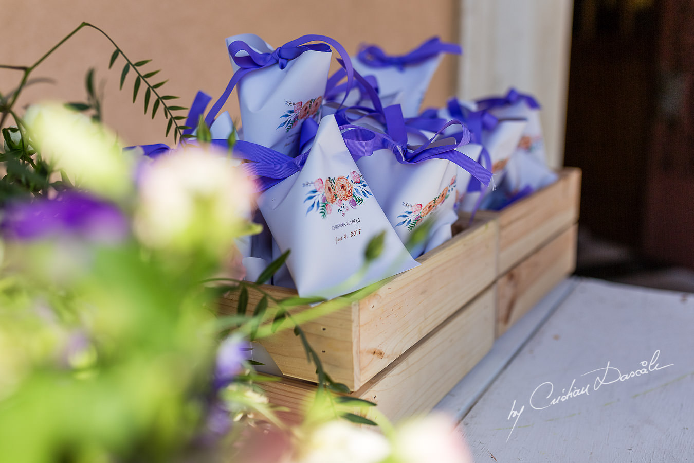 Beautiful Wedding details photographed by Cristian Dascalu during a wedding ceremony at St Raphael Hotel in Limassol, Cyprus.