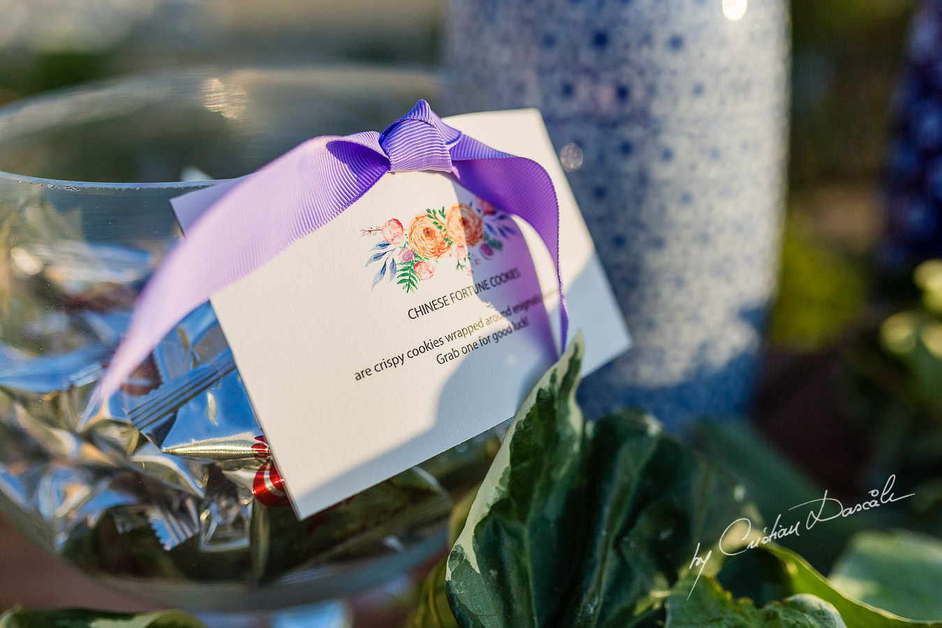 Beautiful Wedding details photographed by Cristian Dascalu during a wedding ceremony at St Raphael Hotel in Limassol, Cyprus.