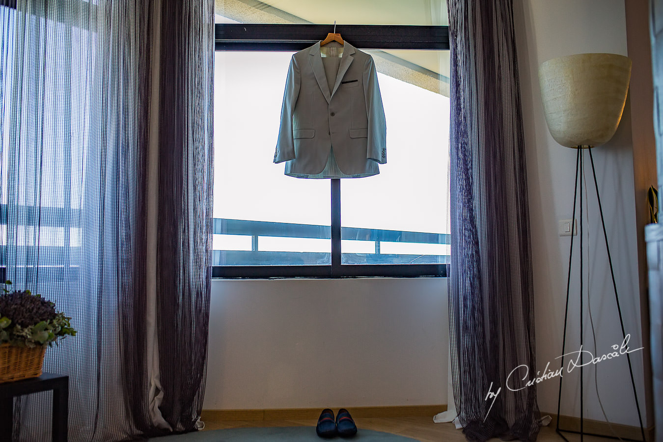 Groom's details captured during a wedding photography at the Lighthouse Limassol, by Cyprus Photographer Cristian Dascalu.