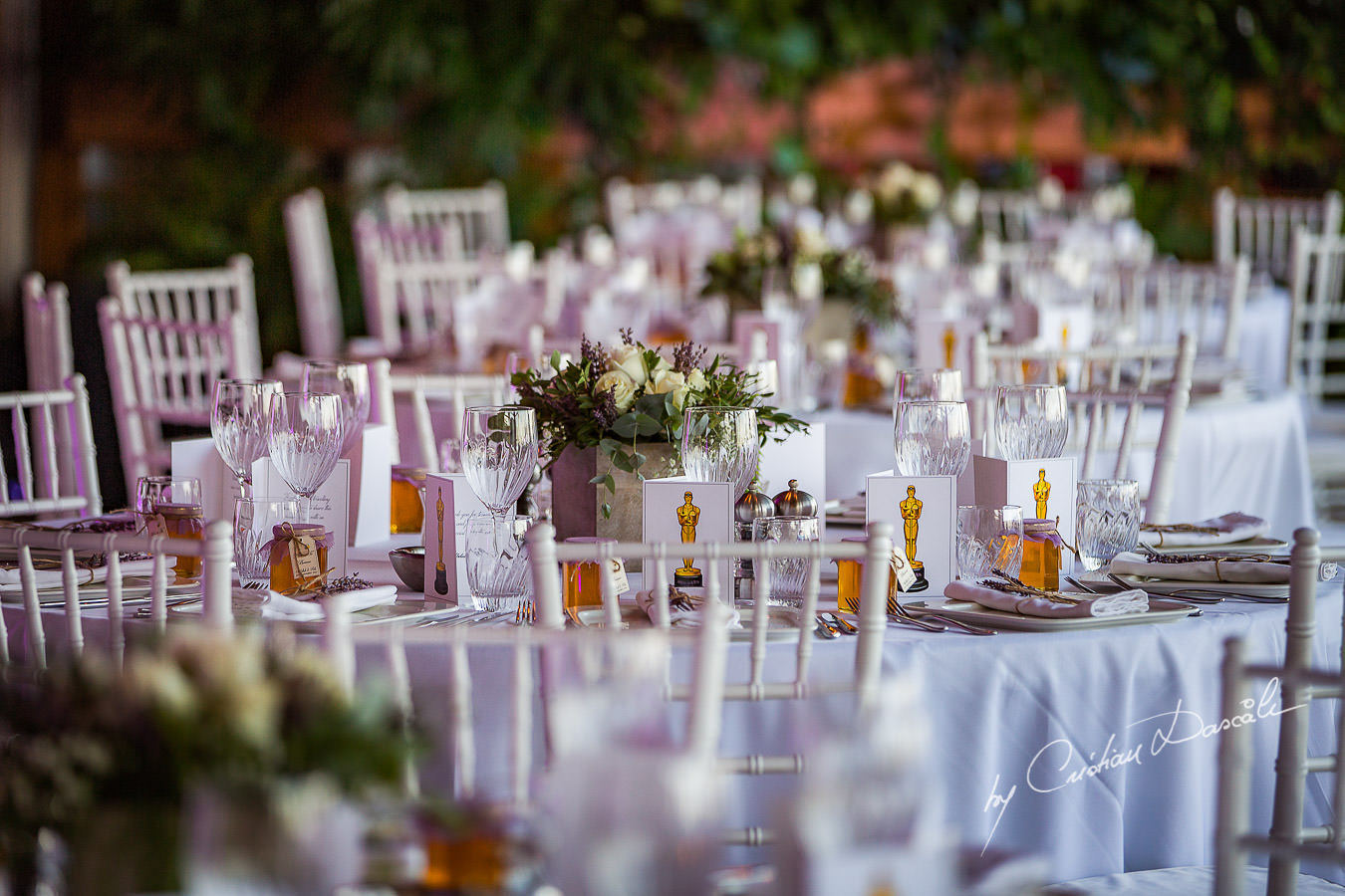 Wedding venue details captured during a wedding photography at the Lighthouse Limassol, by Cyprus Photographer Cristian Dascalu.