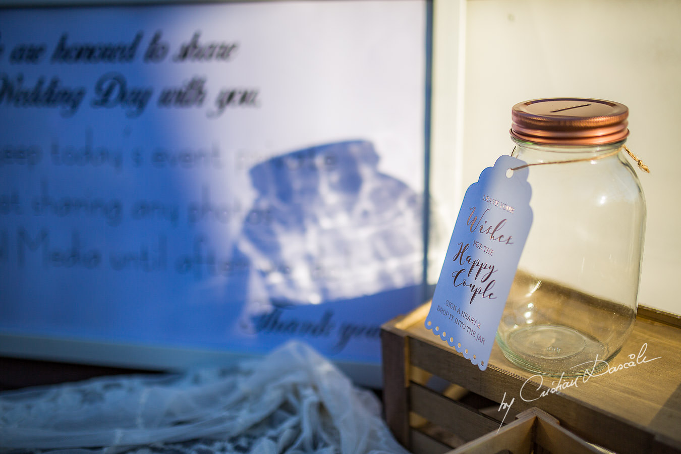 Wedding details captured during a wedding photography at the Lighthouse Limassol, by Cyprus Photographer Cristian Dascalu.