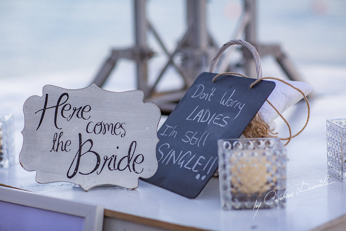 Wedding details captured during a wedding photography at the Lighthouse Limassol, by Cyprus Photographer Cristian Dascalu.