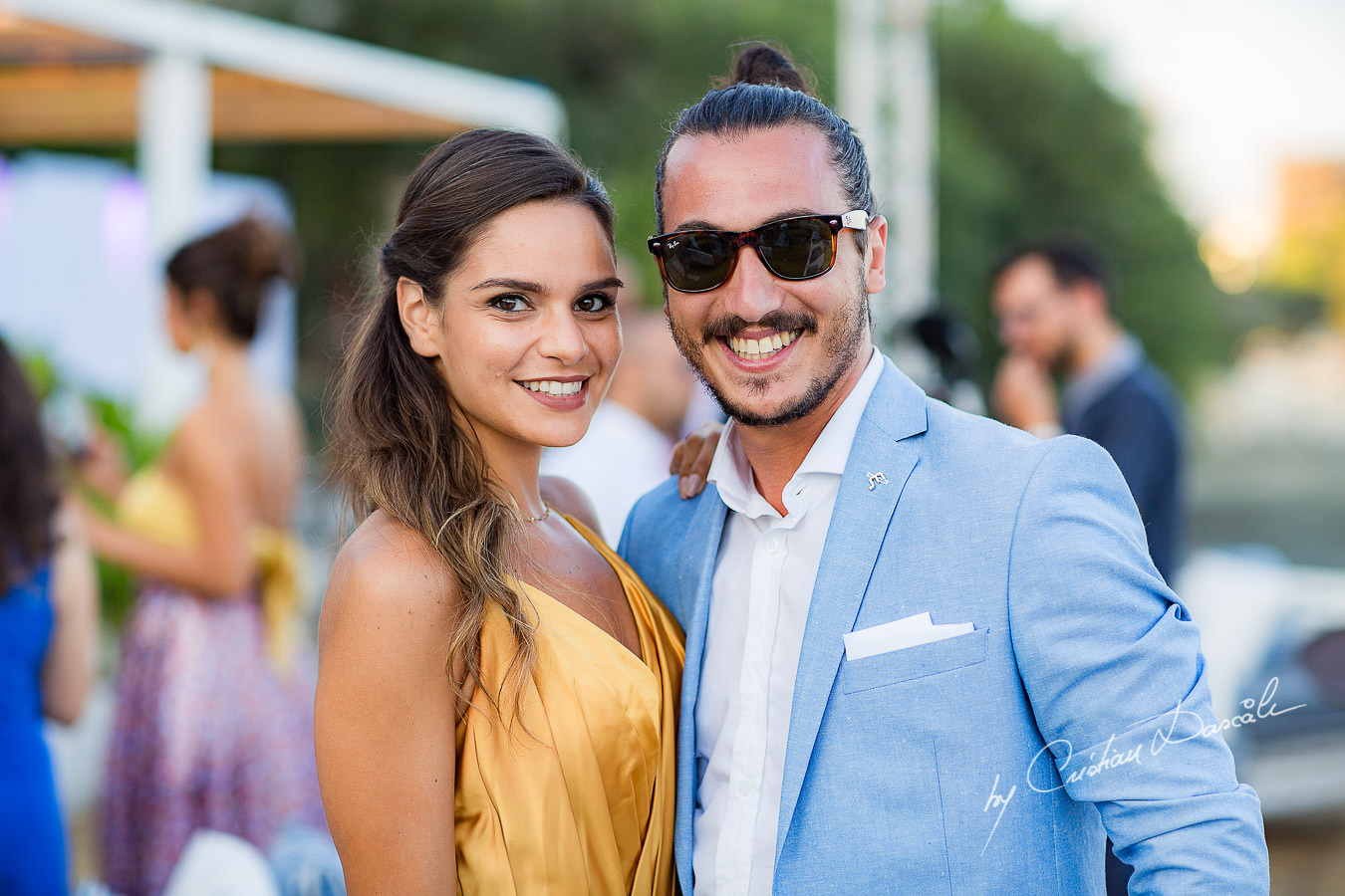 Guests moments captured during a wedding photography at the Lighthouse Limassol, by Cyprus Photographer Cristian Dascalu.