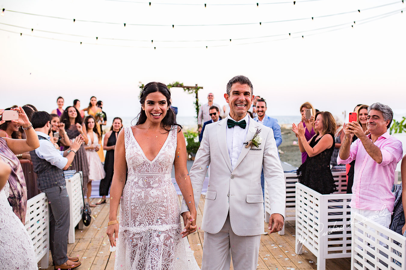 Moments with the bride and groom captured during a wedding photography at the Lighthouse Limassol, by Cyprus Photographer Cristian Dascalu.