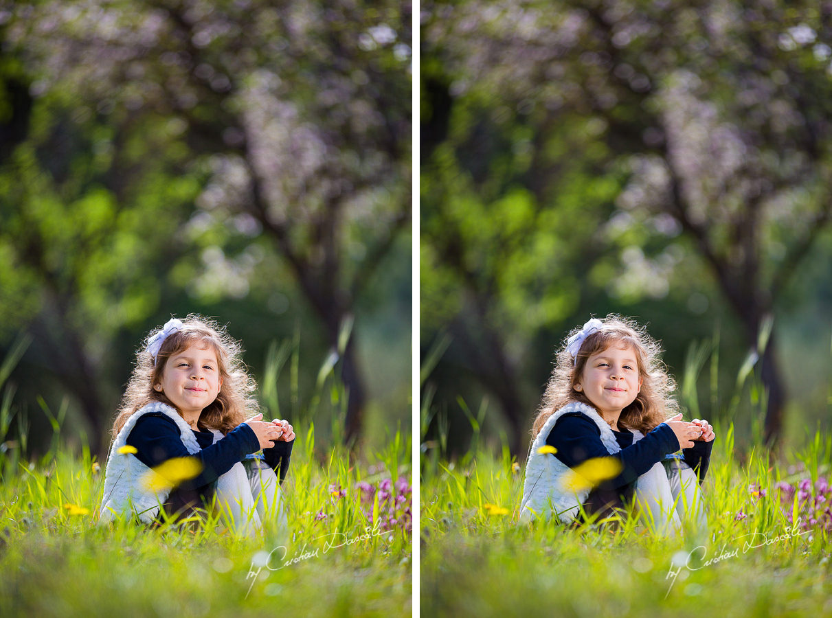 Eleonora's princess photographed in Klirou village, Nicosia district, during an amazing family photography in Nicosia by Cyprus Photographer Cristian Dascalu.