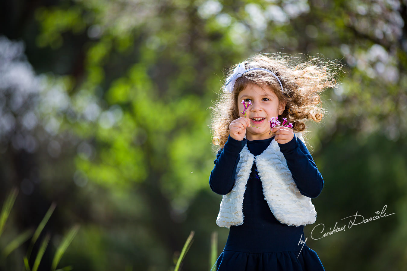 Eleonora's princess photographed in Klirou village, Nicosia district, during an amazing family photography in Nicosia by Cyprus Photographer Cristian Dascalu.