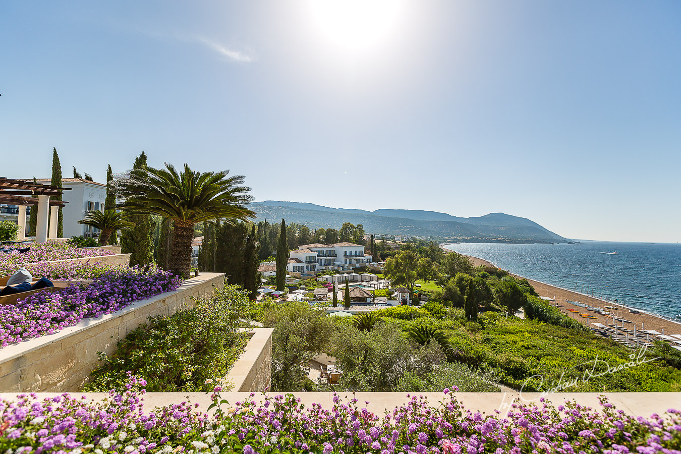 Breathtaking view at the beautiful Anassa Hotel photographed by Cyprus Photographer Cristian Dascalu.