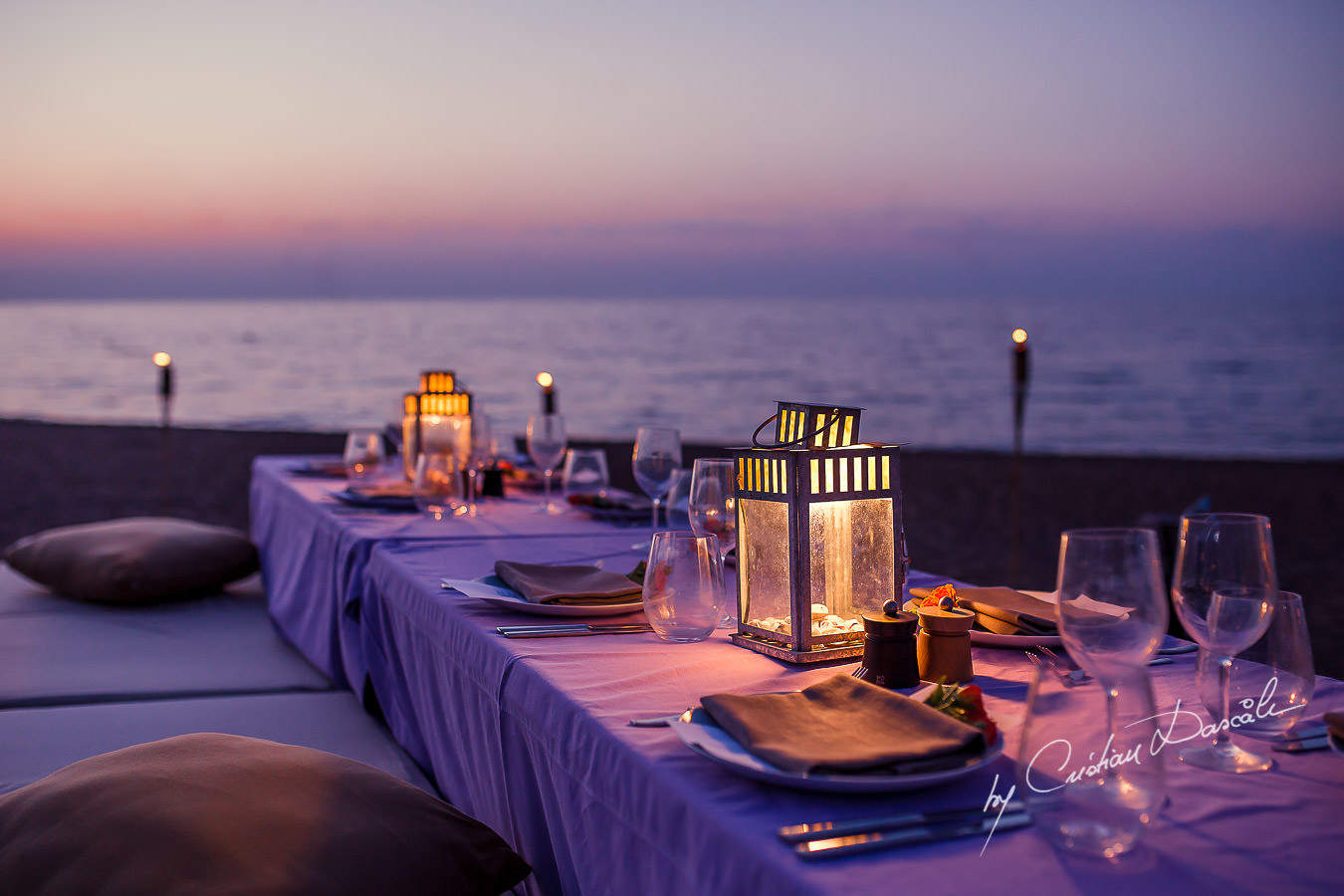 Breathtaking sunset view at the beautiful Anassa Hotel photographed by Cyprus Photographer Cristian Dascalu.