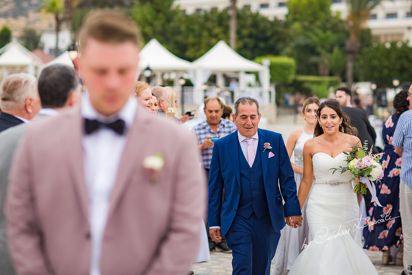 Wedding moments during a Beautiful Wedding at Elias Beach Hotel captured by Cyprus Photographer Cristian Dascalu.