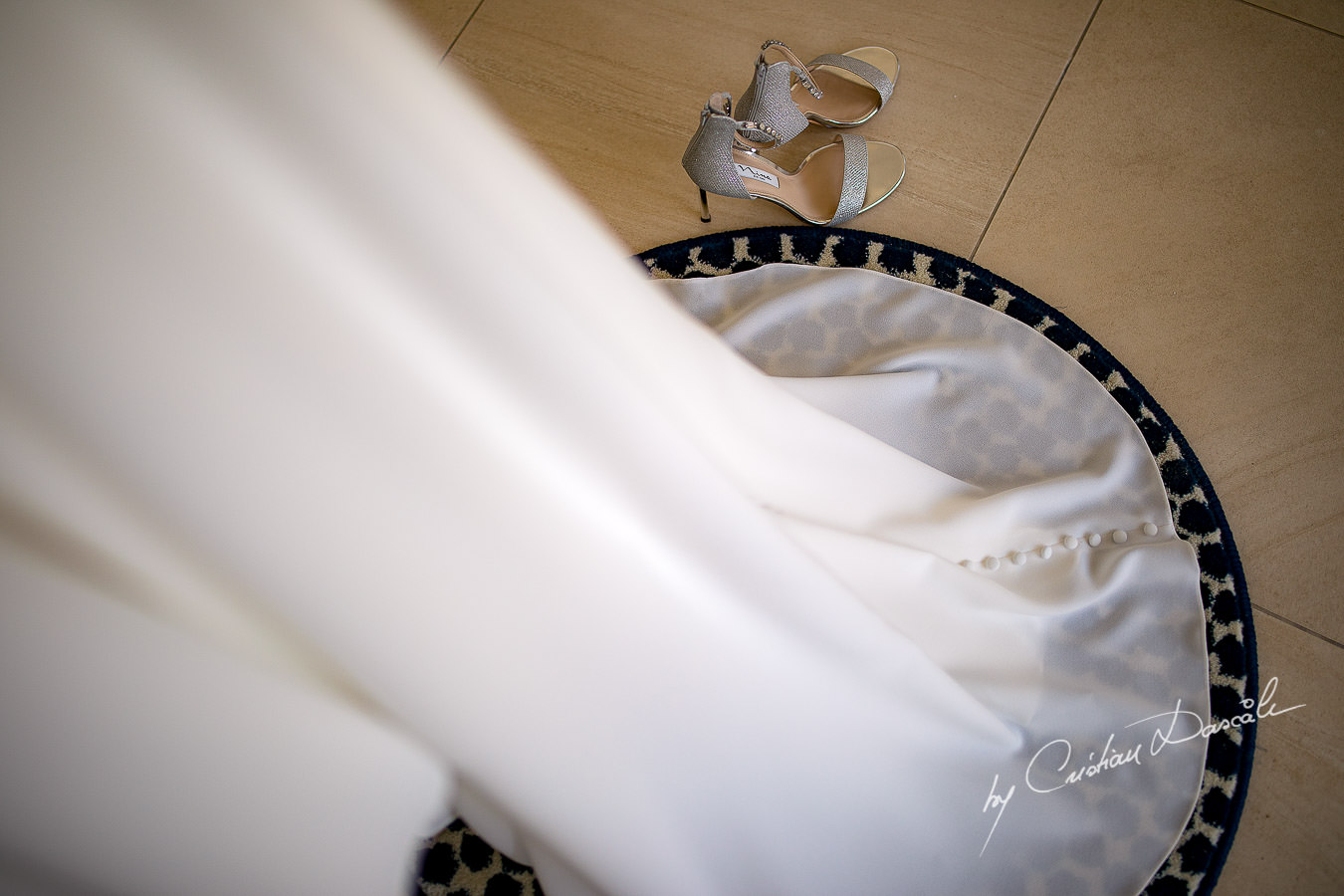 Bridal Wedding Details captured during an Exquisite Wedding at Asterias Beach Hotel by Cyprus Photographer Cristian Dascalu.