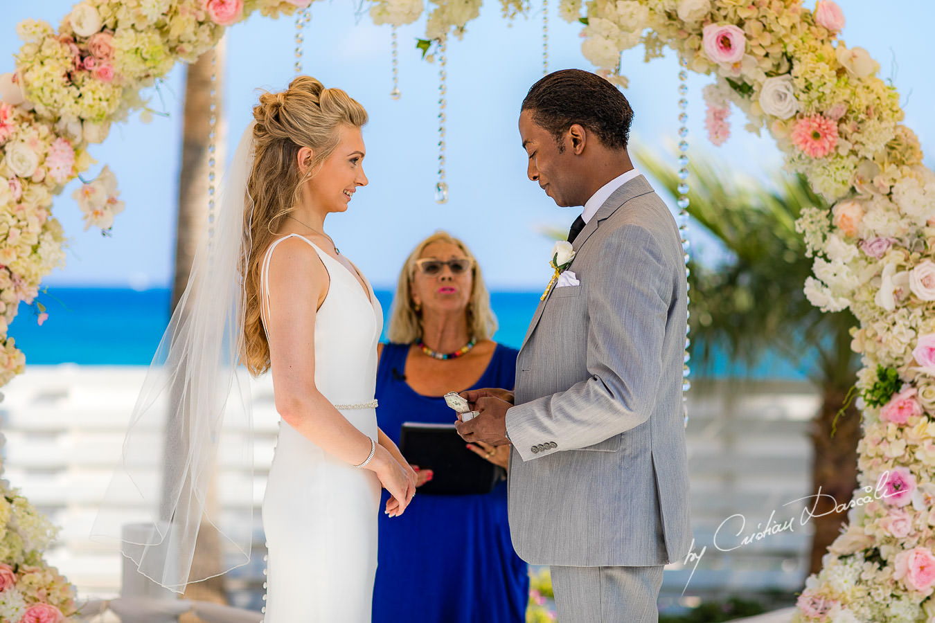 Wedding moments captured at an Exquisite Wedding at Asterias Beach Hotel. Photography by Cyprus Photographer Cristian Dascalu.