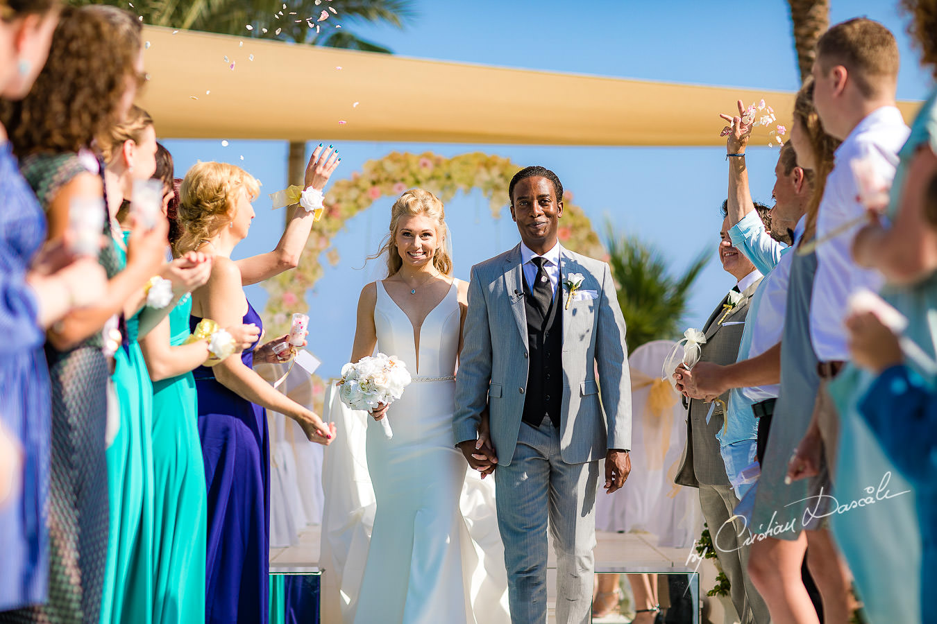 Wedding moments captured at an Exquisite Wedding at Asterias Beach Hotel. Photography by Cyprus Photographer Cristian Dascalu.