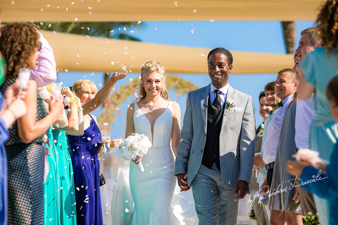 Wedding moments captured at an Exquisite Wedding at Asterias Beach Hotel. Photography by Cyprus Photographer Cristian Dascalu.