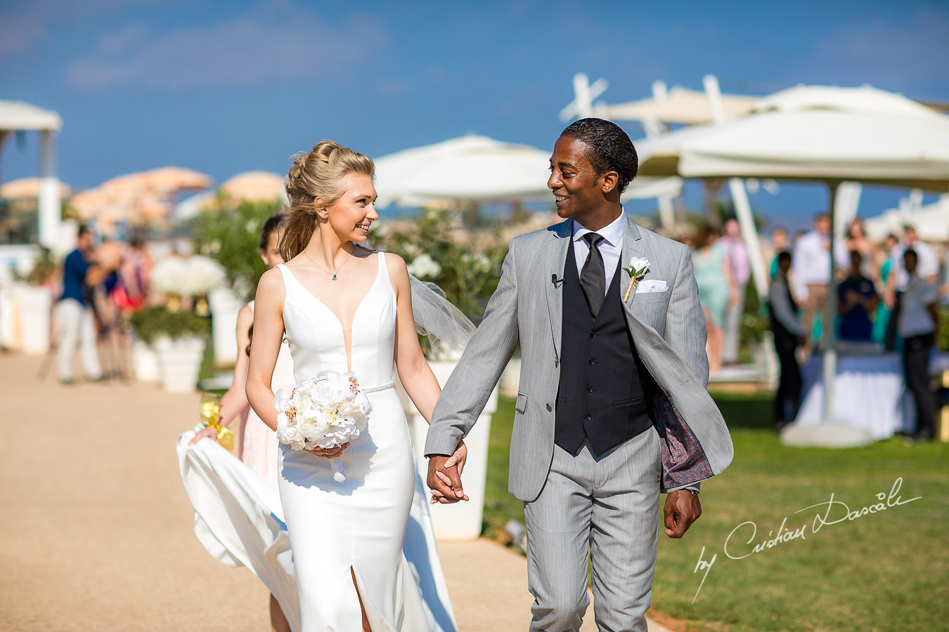 Wedding moments captured at an Exquisite Wedding at Asterias Beach Hotel. Photography by Cyprus Photographer Cristian Dascalu.