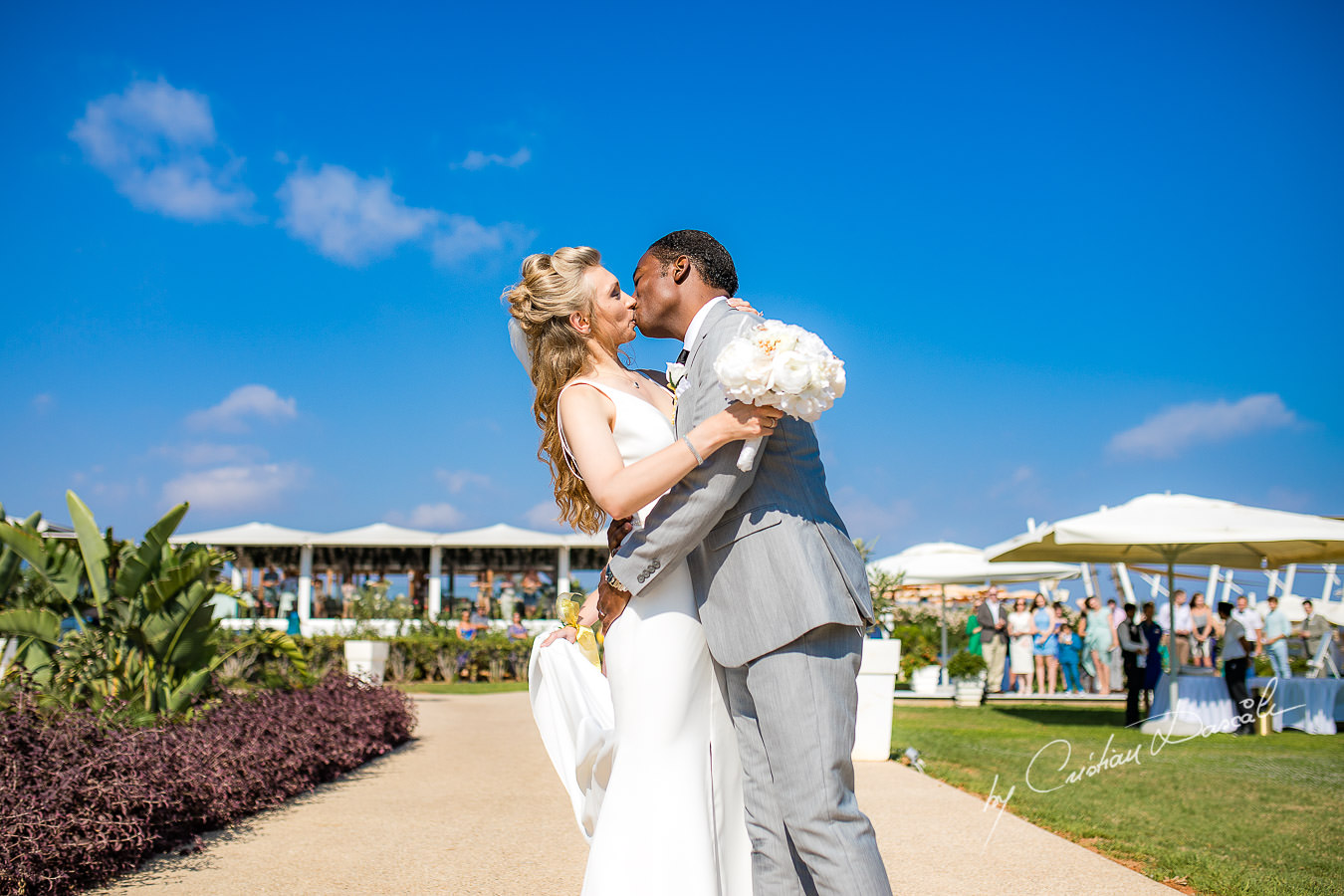 Wedding moments captured at an Exquisite Wedding at Asterias Beach Hotel. Photography by Cyprus Photographer Cristian Dascalu.