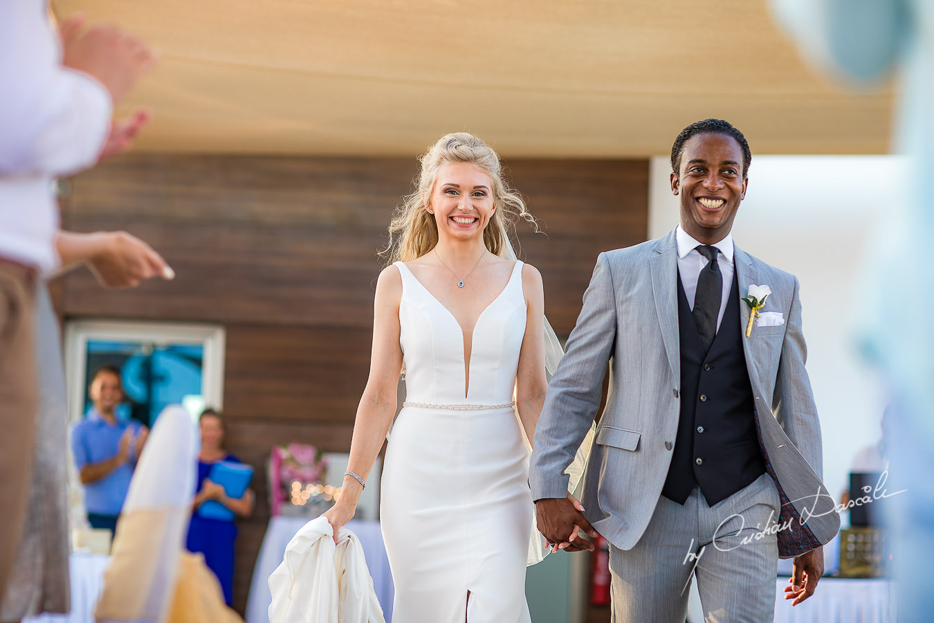 Wedding moments captured at an Exquisite Wedding at Asterias Beach Hotel. Photography by Cyprus Photographer Cristian Dascalu.