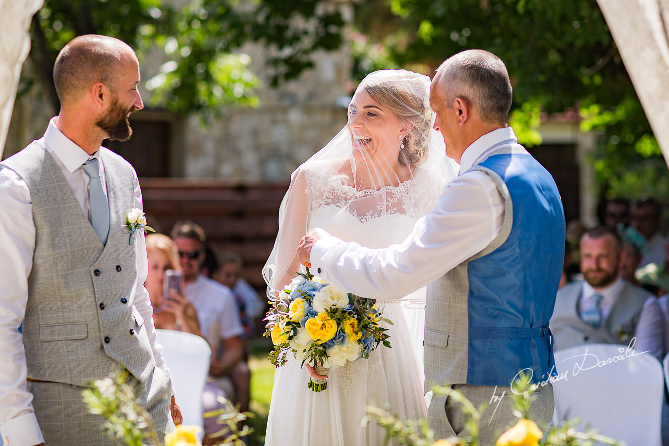 Wedding moments captured at a Vasilias Nikoklis Inn Wedding in Paphos. Cyprus Wedding Photography by Cristian Dascalu.