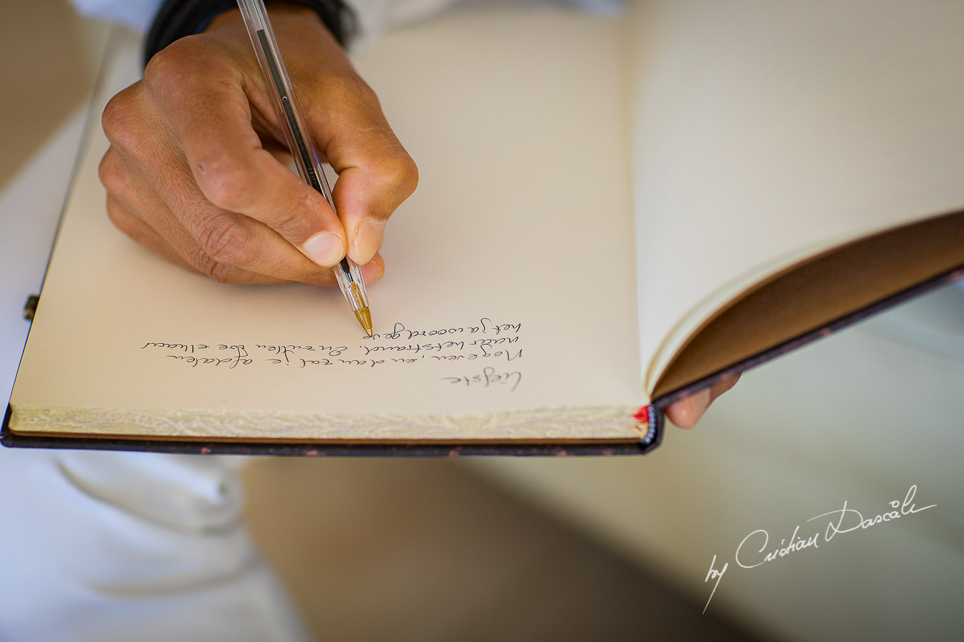 Moments with Jurian, the groom at Cap St. George captured during a beautiful wedding in Paphos by Cyprus Photographer Cristian Dascalu.