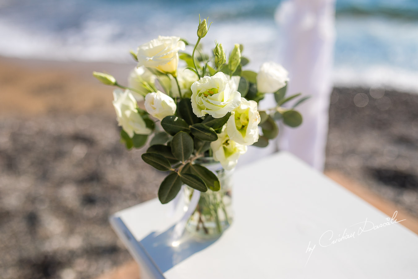 Wedding moments photographed by Cyprus Photographer Cristian Dascalu during a beautiful wedding at Cap St. George in Paphos.