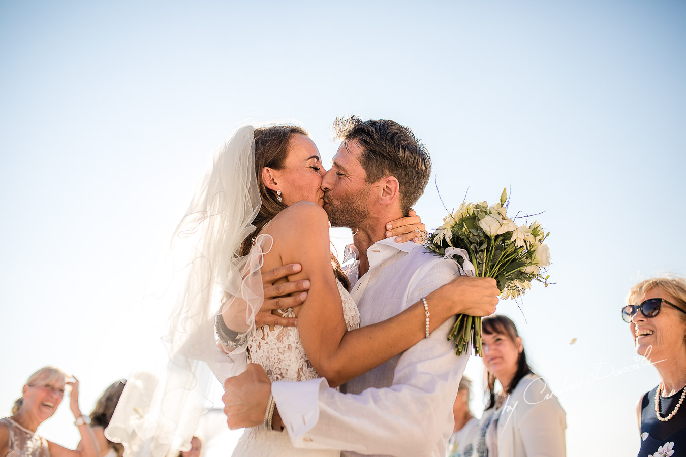 Wedding moments photographed by Cyprus Photographer Cristian Dascalu during a beautiful wedding at Cap St. George in Paphos.